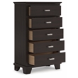 Pemberly Row Wooden Modern / Contemporary Brown Chest of Drawers