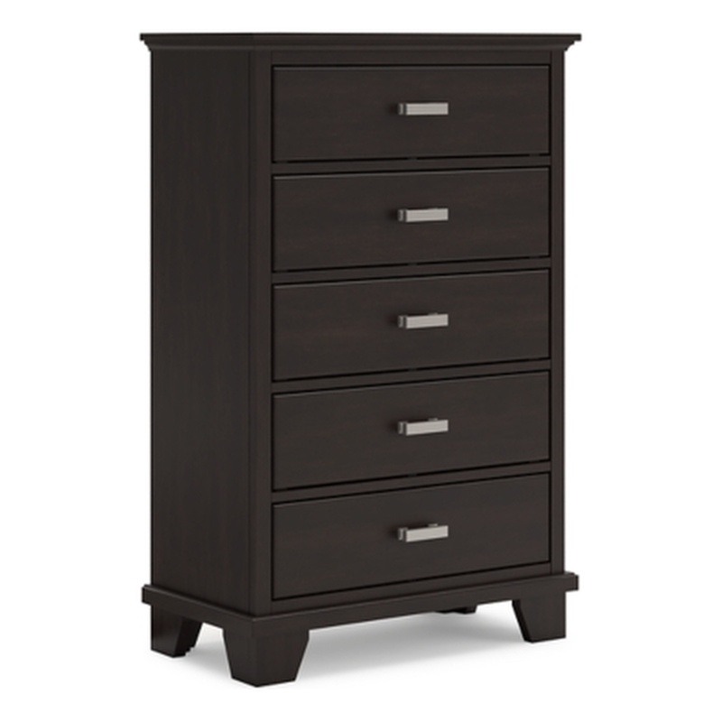 Pemberly Row Wooden Modern / Contemporary Brown Chest of Drawers