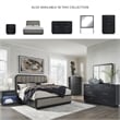 Pemberly Row Wooden Modern / Contemporary Black Chest of Drawers