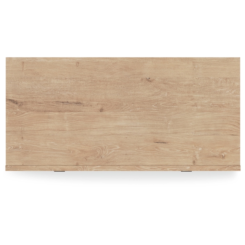 Pemberly Row Engineered Wood Contemporary Beige Chest of Drawers