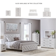 Pemberly Row Engineered Wood Contemporary Light Gray Chest of Drawers