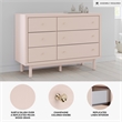 Pemberly Row Engineered Wood Modern / Contemporary Blush Dresser