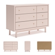 Pemberly Row Engineered Wood Modern / Contemporary Blush Dresser