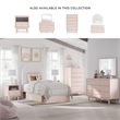 Pemberly Row Engineered Wood Modern / Contemporary Blush Dresser