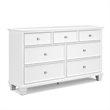 Pemberly Row Wooden Modern / Contemporary White Bedroom Dresser