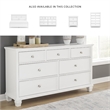 Pemberly Row Wooden Modern / Contemporary White Bedroom Dresser