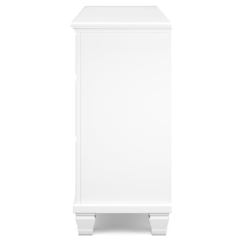 Pemberly Row Wooden Modern / Contemporary White Bedroom Dresser