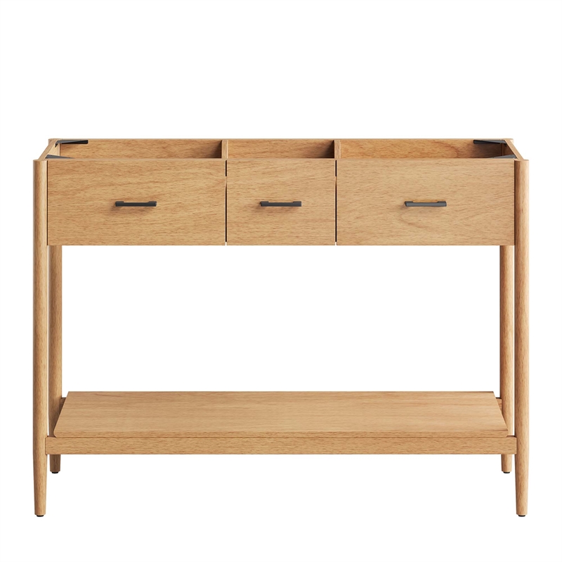 Pemberly Row Bathroom Vanity Cabinet (Sink Basin Not Included) in Natural