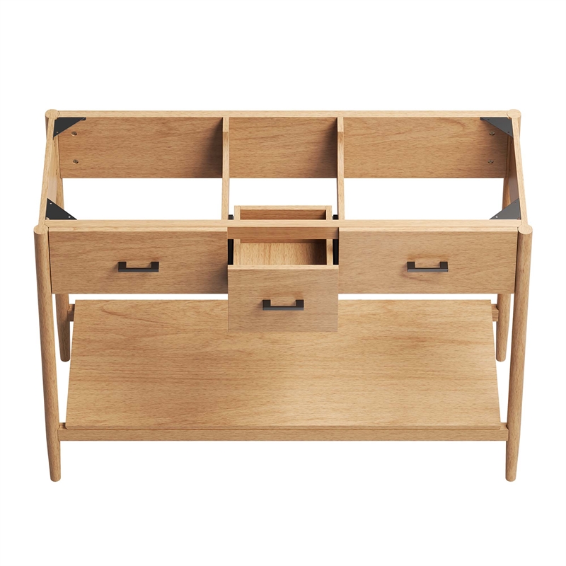 Pemberly Row Bathroom Vanity Cabinet (Sink Basin Not Included) in Natural