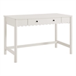 Pemberly Row Wooden Modern / Contemporary Writing Desk in White