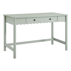 Pemberly Row Wooden Modern / Contemporary Writing Desk in Sage