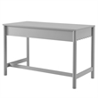 Pemberly Row Wooden Modern / Contemporary Writing Desk in Light Gray
