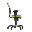 Pemberly Row Mid-Back Ergonomic Multifunction Mesh Chair with Wheels in Green