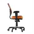 Pemberly Row Mid-Back Ergonomic Multifunction Mesh Chair with Wheels in Orange