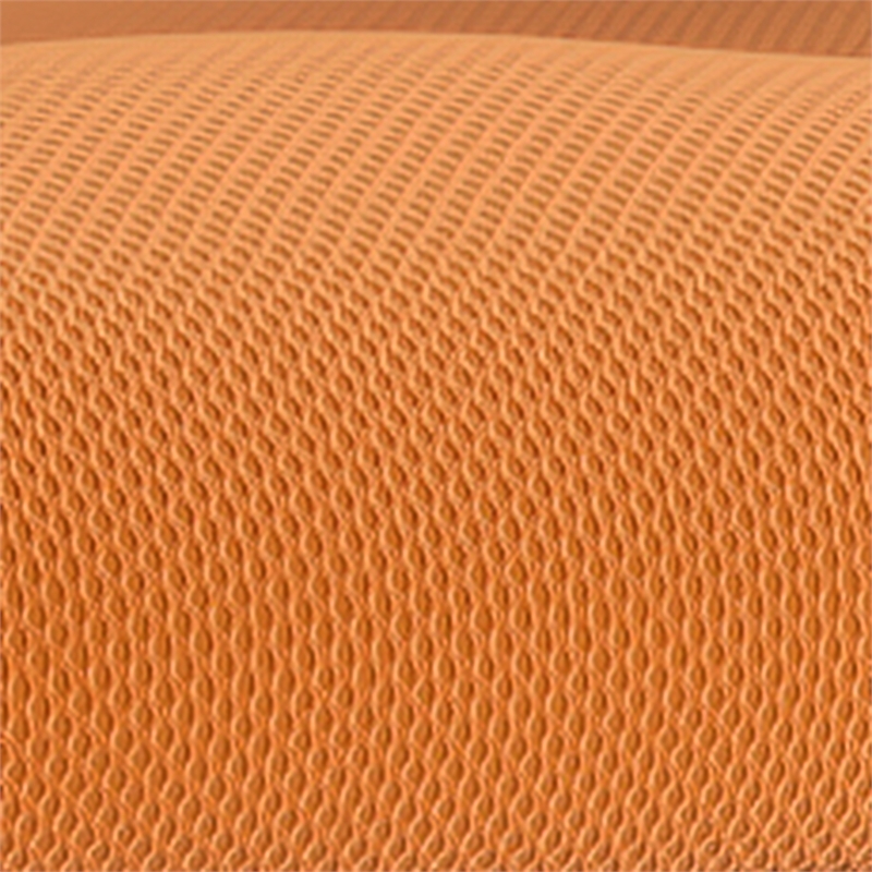 Pemberly Row Mid-Back Ergonomic Multifunction Mesh Chair with Wheels in Orange