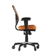 Pemberly Row Mid-Back Ergonomic Multifunction Mesh Chair with Wheels in Orange