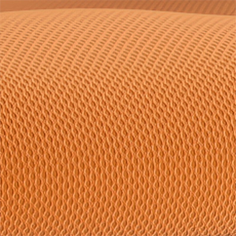 Pemberly Row Mid-Back Ergonomic Multifunction Mesh Chair with Wheels in Orange