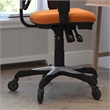 Pemberly Row Mid-Back Ergonomic Multifunction Mesh Chair with Wheels in Orange