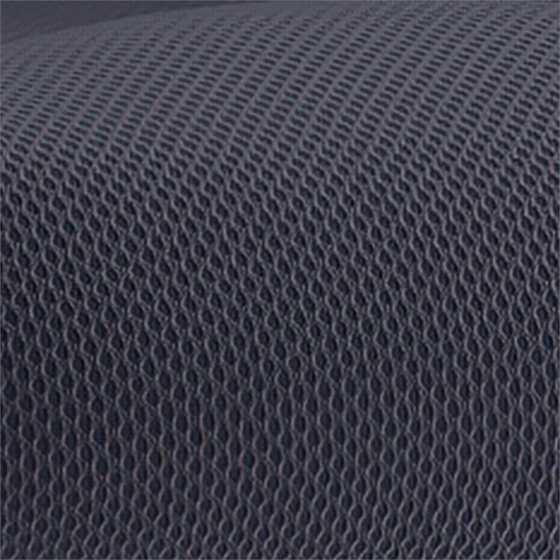 Pemberly Row Mid-Back Ergonomic Multifunction Mesh Chair with Wheels-Dark Gray