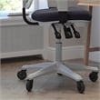 Pemberly Row Mid-Back Ergonomic Multifunction Mesh Chair with Wheels-Dark Gray