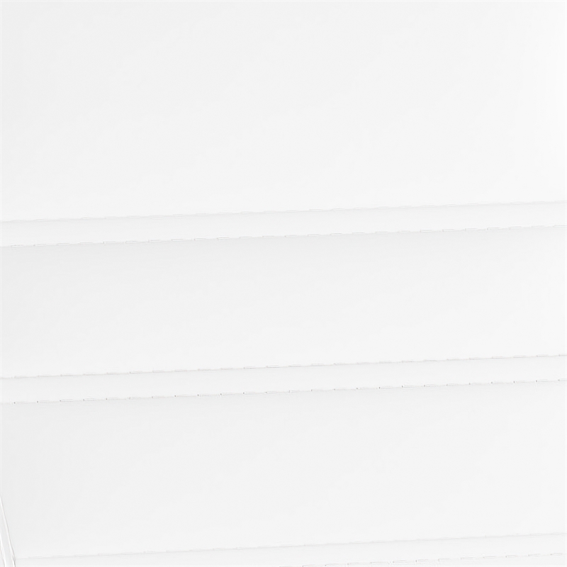 Pemberly Row Executive Chair with Gold Frame & Arms on Skate Wheels in White