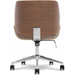 Pemberly Row Home Office Desk Chair Modern Ergonomic Woven Fabric Gray