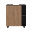 Pemberly Row Under Sink Cabinet Two Side Shelves Engineered Wood Multi-Color