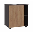 Pemberly Row Under Sink Cabinet Two Side Shelves Engineered Wood Multi-Color