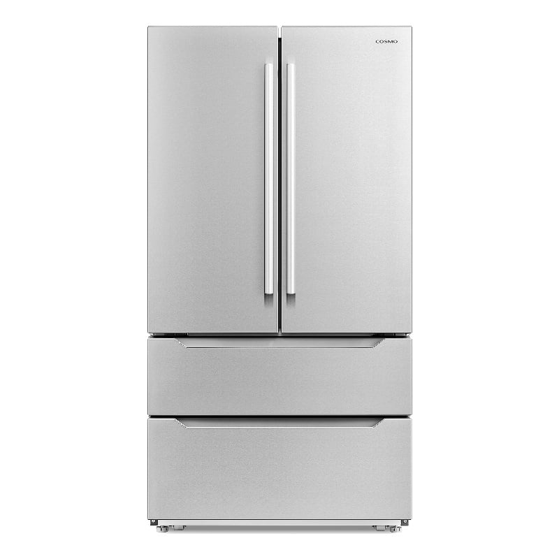 Pemberly Row 22.5 cu. ft. French 4-Door Refrigerator with Handles