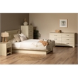 Pemberly Row Engineered Wood Contemporary 6-Drawer Dresser Bleached Oak