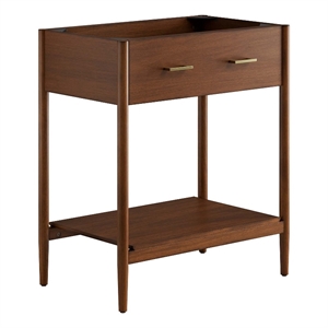 Pemberly Row 30&quot Bathroom Vanity Cabinet (Sink Basin Not Included) in Walnut