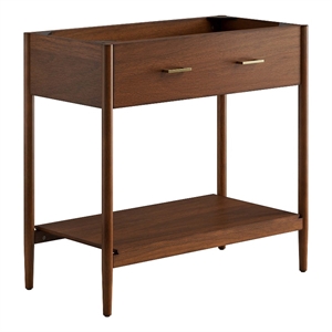 Pemberly Row 36&quot Bathroom Vanity Cabinet (Sink Basin Not Included) in Walnut