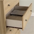 Pemberly Row Contemporary 5-Drawer Chest Dresser Natural Ash
