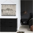 Pemberly Row Wooden Contemporary 6 Drawer Dresser in Black Oak