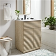 Pemberly Row Bathroom Vanity Cabinet (Sink Not Included) in Travertine