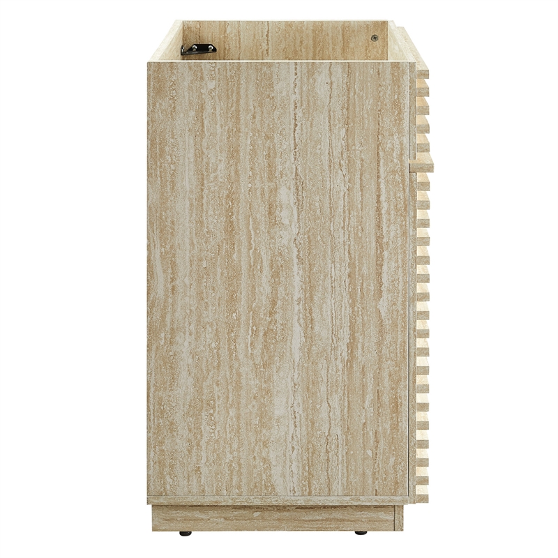 Pemberly Row Bathroom Vanity Cabinet (Sink Not Included) in Travertine