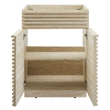 Pemberly Row Bathroom Vanity Cabinet (Sink Not Included) in Travertine