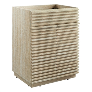 Pemberly Row Bathroom Vanity Cabinet (Sink Not Included) in Travertine