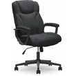 Pemberly Row Contemporary Style Office Swivel Chair in Black