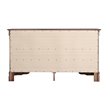 Pemberly Row Engineered Wood Traditional 6 Drawer Dresser in Cappuccino