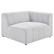 Pemberly Row Contemporary 2-Piece Upholstered Fabric Loveseat in Ivory