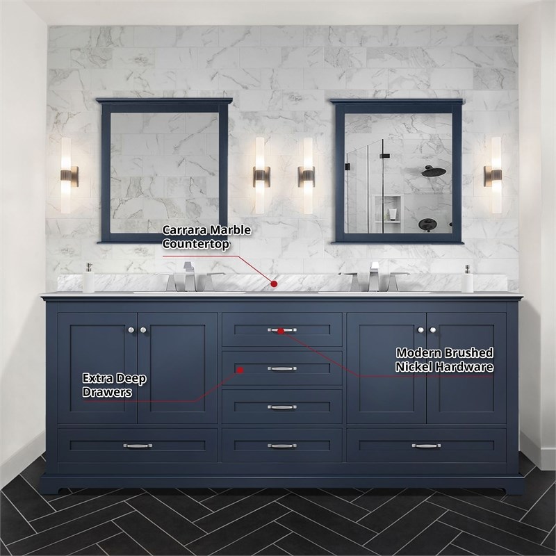 Pemberly Row Wooden Contemporary 80