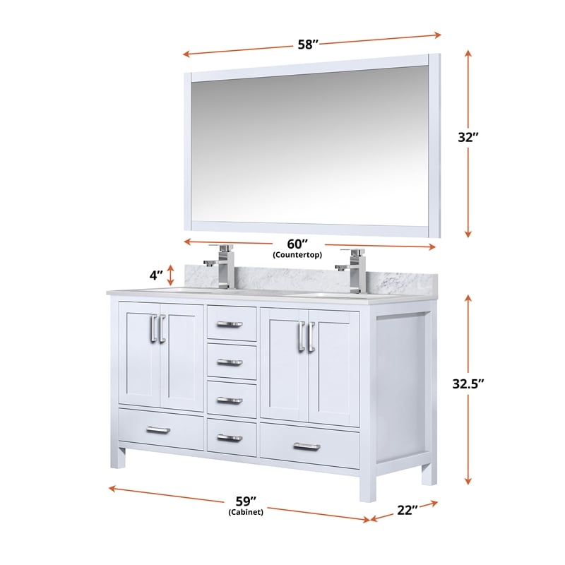 Pemberly Row Wooden Contemporary 60