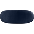 Pemberly Row Modern / Contemporary Navy Velvet Fabric Loveseat