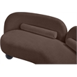 Pemberly Row Modern / Contemporary Brown Chenille Fabric Loveseat