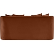 Pemberly Row Modern / Contemporary Cognac Velvet Fabric Loveseat