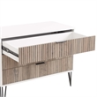 Pemberly Row 2-Piece Standard 3-Drawer Dresser and 1.0 Nightstand in Multi-Color