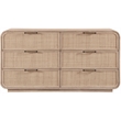 Pemberly Row Modern / Contemporary Natural Solid Wood Dresser