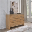 Pemberly Row Wooden Modern / Contemporary Light Brown Dresser