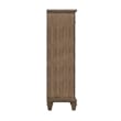 Pemberly Row Traditional Wood 5-Drawer Chest in Vintage Mocha